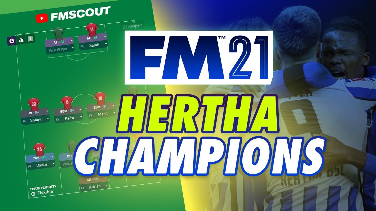 MAGICAL Rosler tactic makes HERTHA Champions!!! | FM21 Tactics