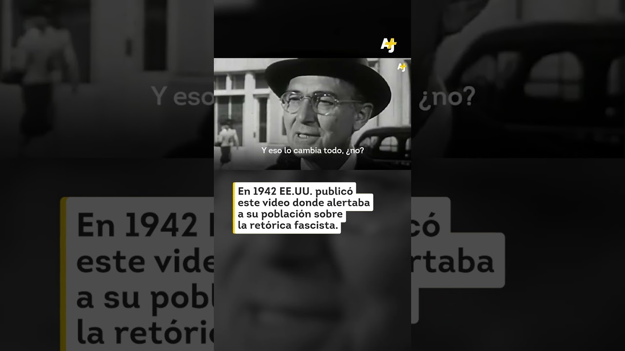 Video hist&oacute;rico contra la ret&oacute;rica fascista #shorts