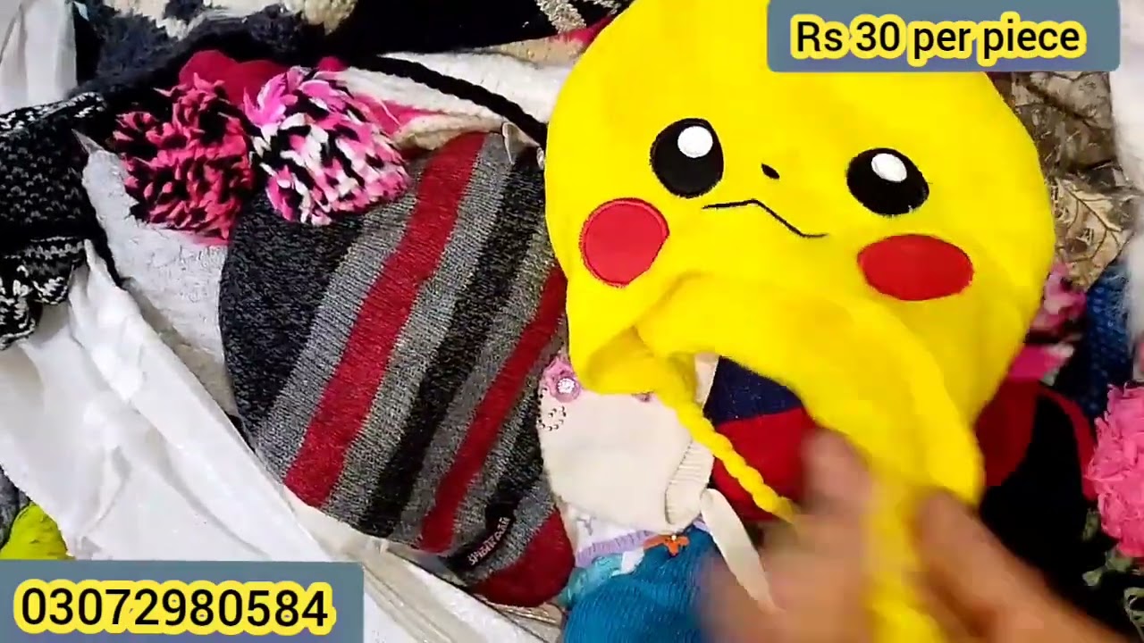 bacha mix topi winter wool caps.winter Hats.Garam topi. Rs 30 per piece minimum order 200 piece