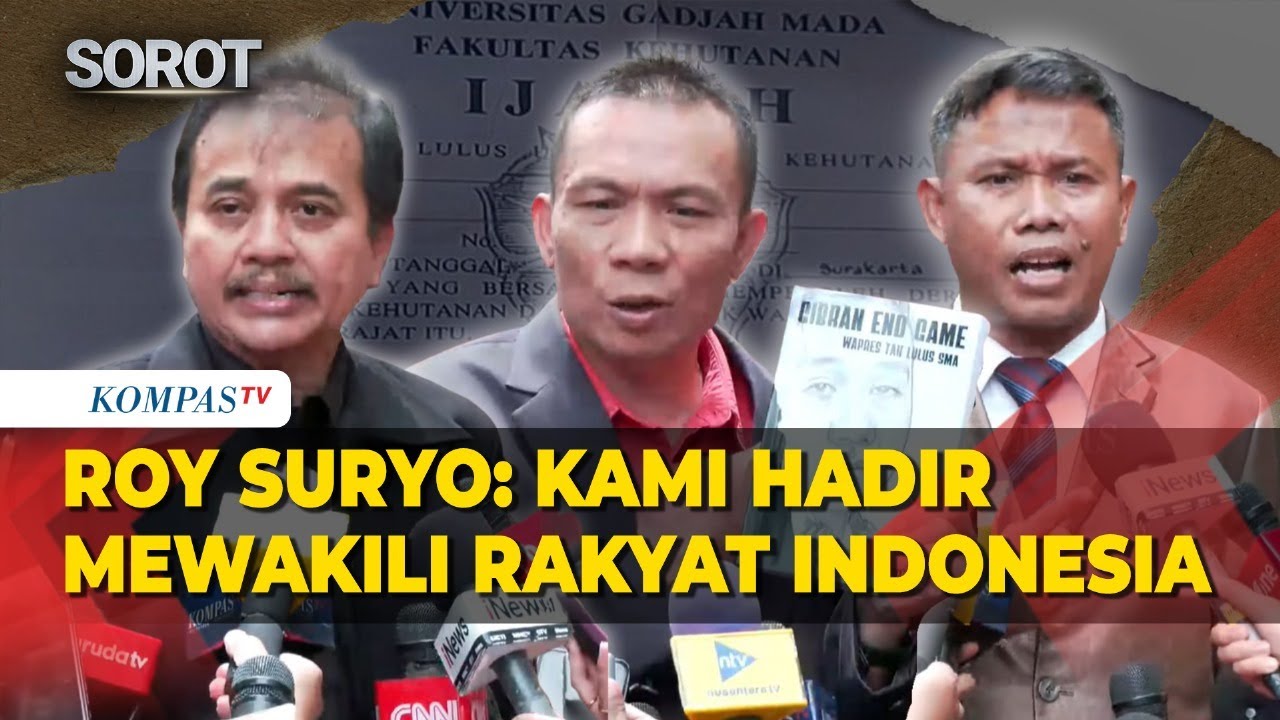 [Full] Roy, Rismon, Tifa Siap Diperiksa Perdana Sebagai Tersangka: Kami Mewakili Rakyat Indonesia