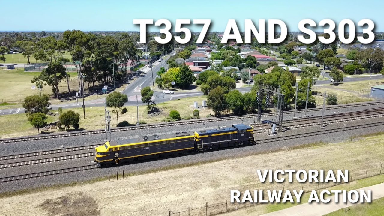 T357 Is Back!!! Double VR Locmotives at Laverton + Victorian Railway Action