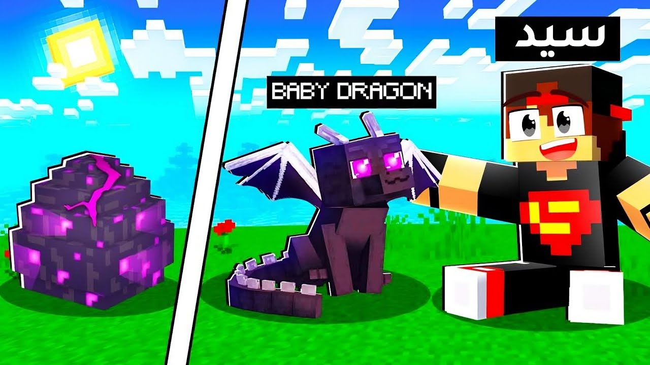 ماين كرافت : روضت التنين 😍 ( صار عندي حيوان اسطوري🔥 ) - 35# Better Minecraft