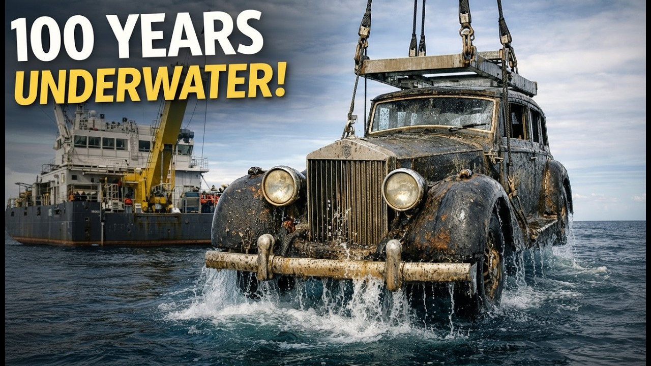 100-Year-Old Rolls-Royce Found Under the Ocean | Impossible Deep Sea Recovery