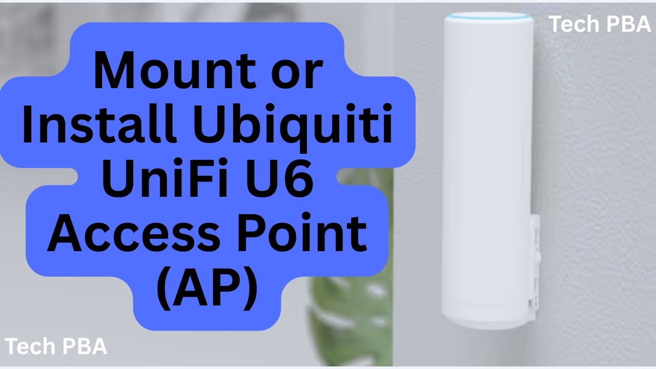 Инструкция по установке точки доступа Ubiquiti UniFi U6 Mesh