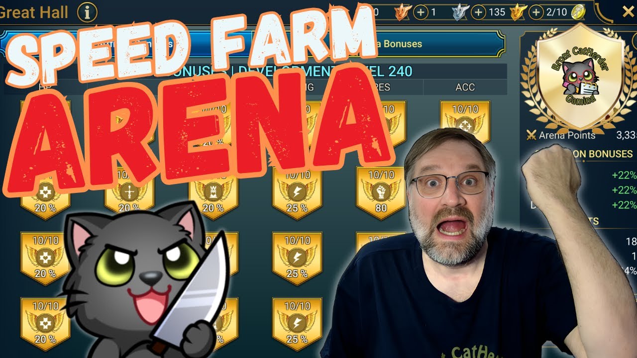Speed Farm Arena: Easy Speed Area Team Builds - Raid Shadow Legends