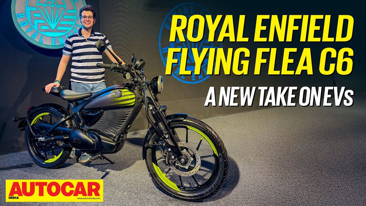 Royal Enfield Flying Flea C6 - The tech-laden retro EV | Walkaround | Autocar India