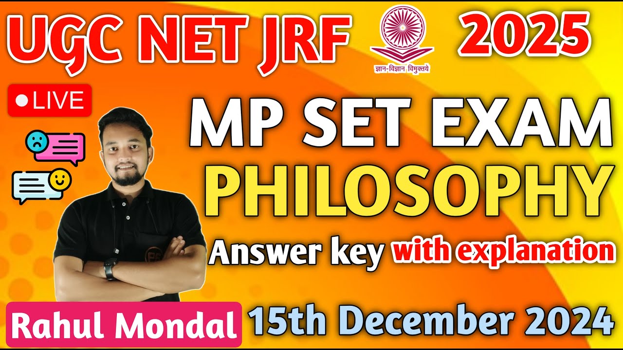 The Philosophy Behind the Grade: MP SET Exam 2024 Answer Analysis