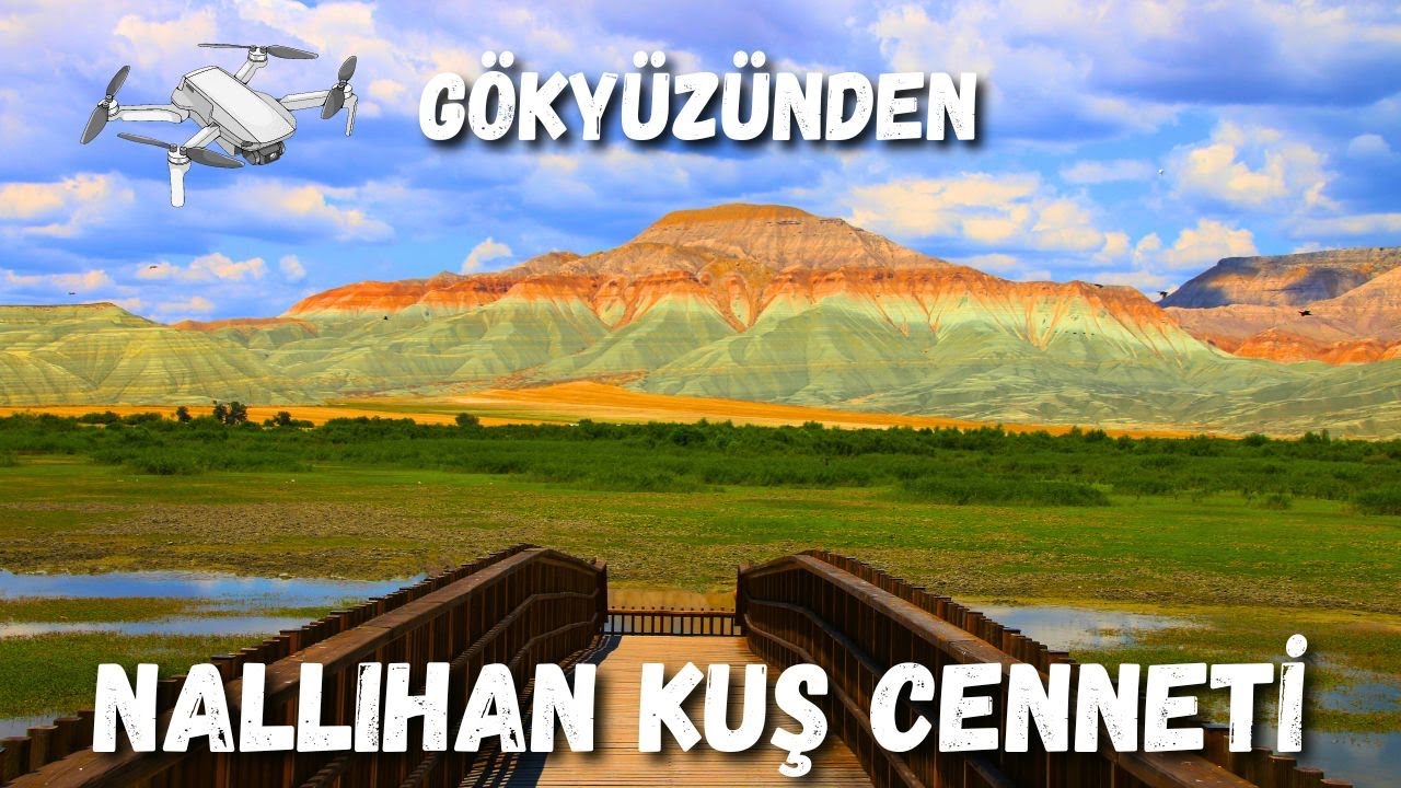 Nallıhan Kuş Cenneti - Nallıhan Kuş Cenneti Dron Çekimi - Nallıhan Ankara - Ankara Gezilecek Yerler