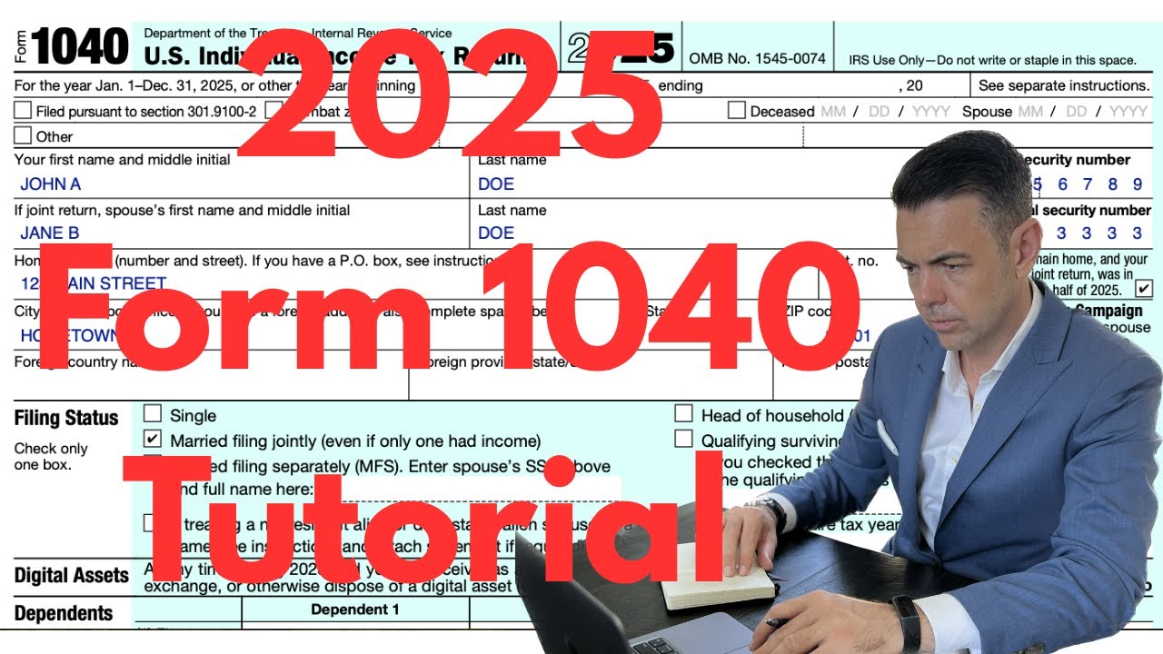 How to File Your 2025 Tax Return (Form 1040) Step-by-Step