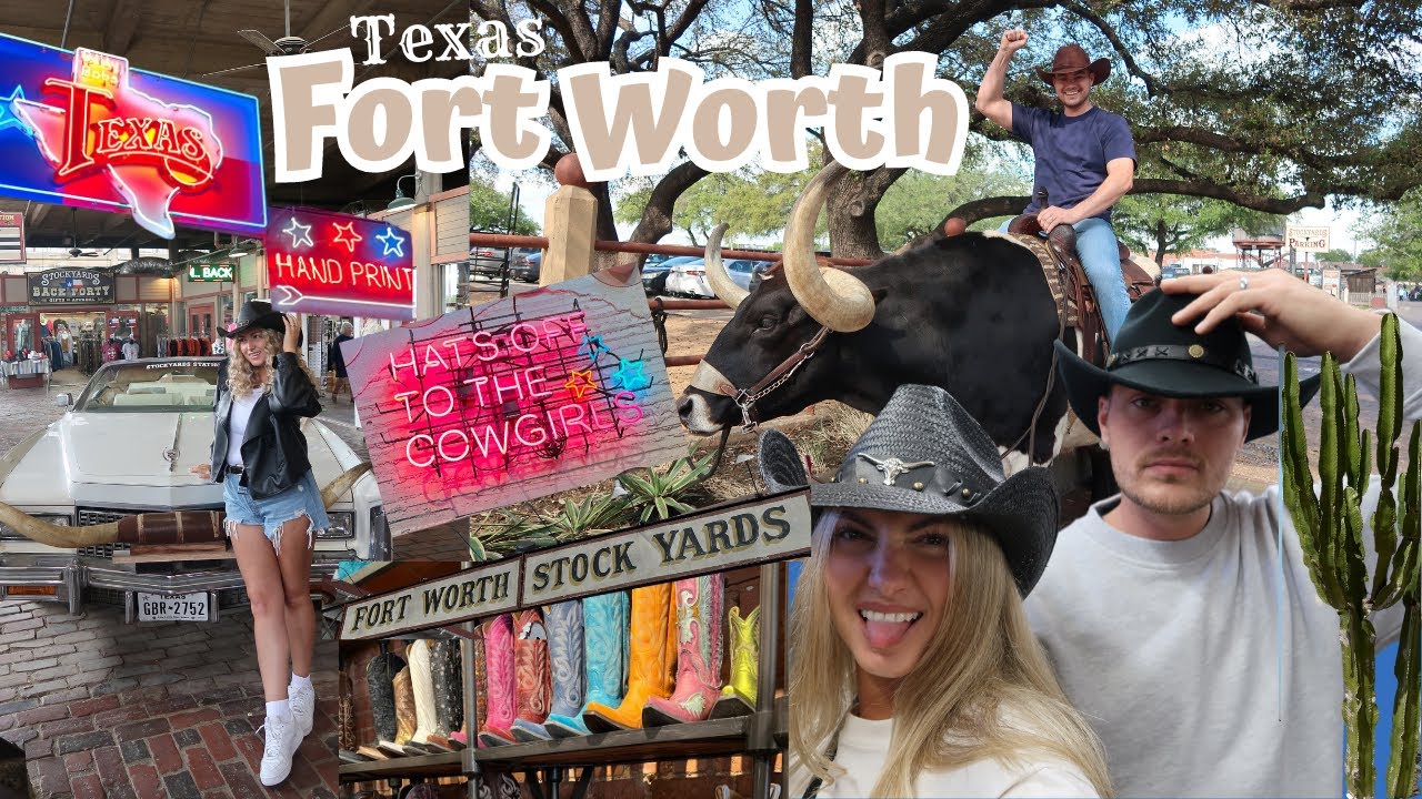 Fort Worth 🇺🇸 Stockyards | Worlds Largest Honky Tonk | Cattle Drive 🐂 | Cowboy Shopping 🤠