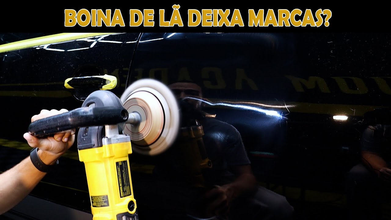 CORREÇÃO DE PINTURA COM BOINA DE LÃ | Aprenda como fazer - Polimento Automotivo
