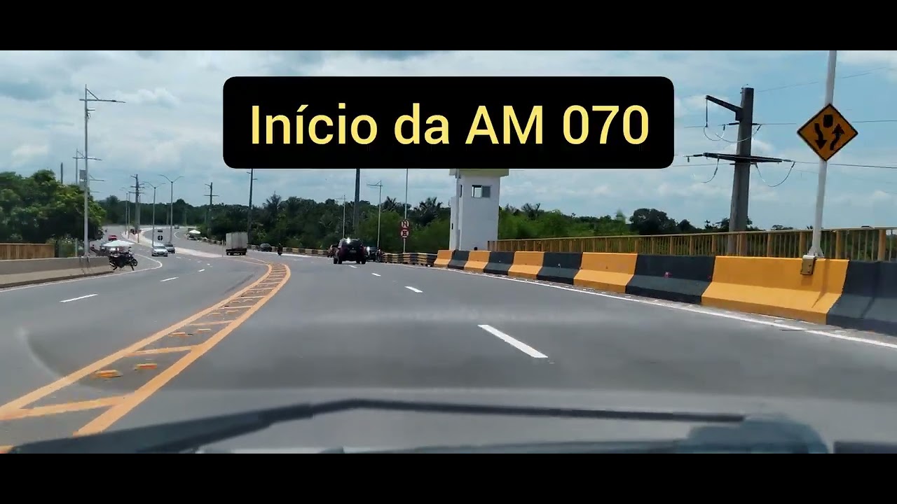 VIAGEM DE MANAUS ATÉ MANACAPURU DE CARRO PELA AM 070 EP. 01 #manacapuru #manaus #ponterionegro