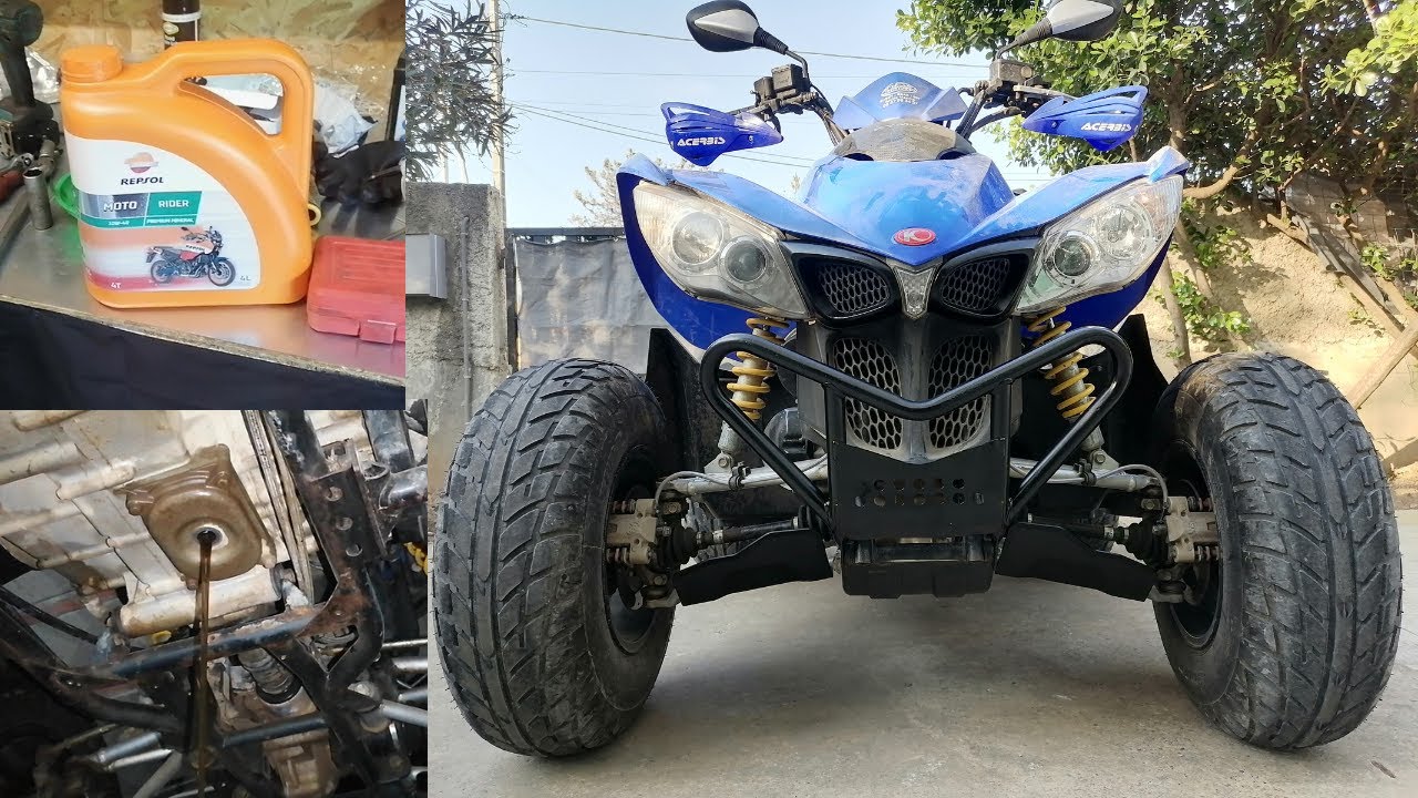comment vidanger QUAD 400 KYMCO