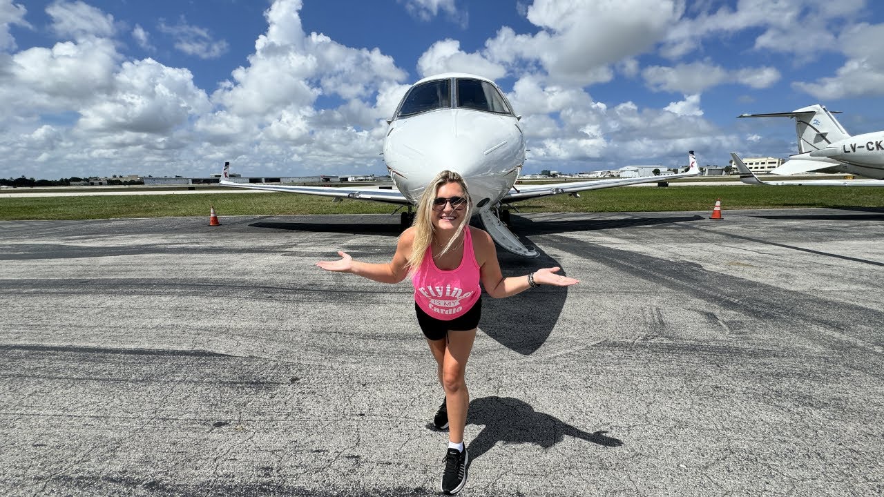 My First Time Flying IN A Private Jet!
