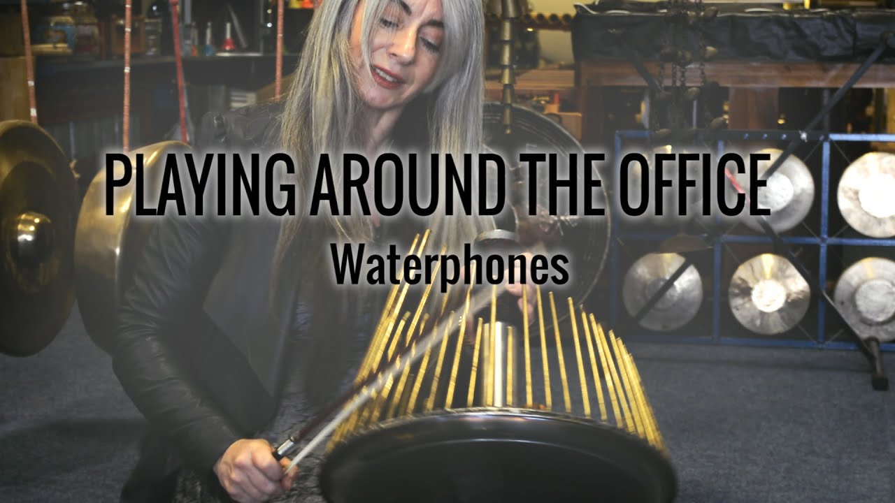 Evelyn Glennie | Playing Around The Office | Part 2 – Waterphones
