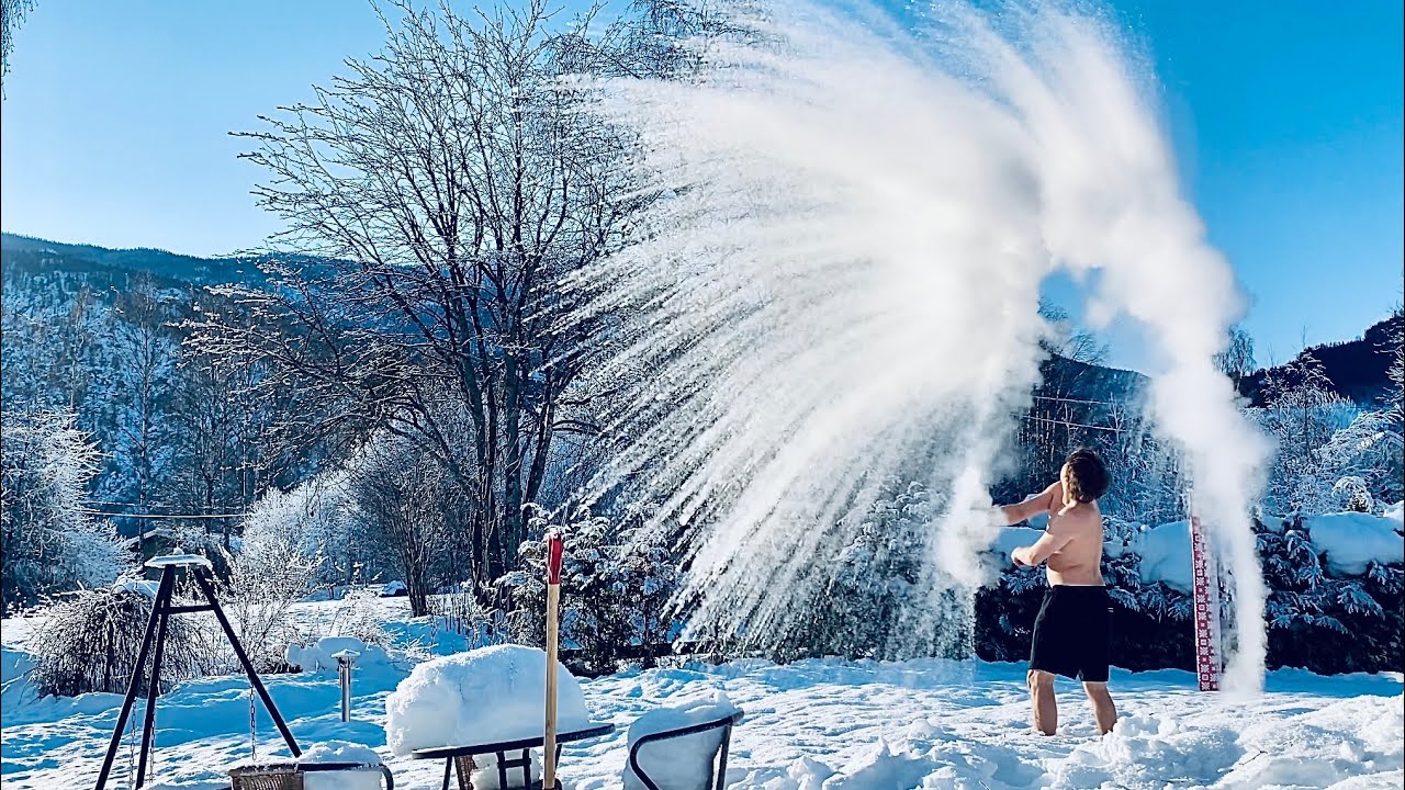 Boiling Water Turns To Snow || Viral TikTok Challenge || Vlog 19