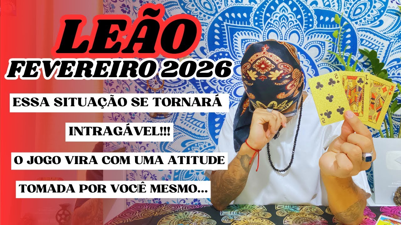 ♌️LEÃO ESSA SITUAÇÃO SE TORNARÁ INTRAGÁVEL 😮‍💨 O JOGO VIRA COM UMA ATITUDE SUA 🚀