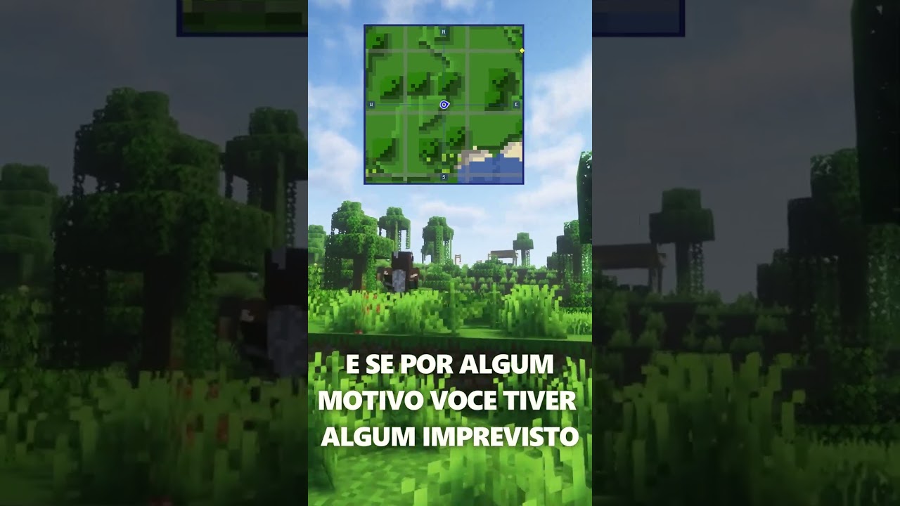 Mod de mini mapa Minecraft  #minecraft #minecraftmod