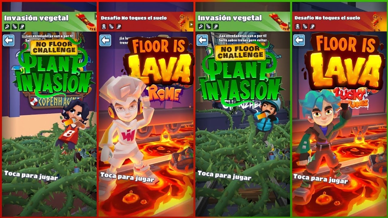 Ultimate Subway Surfers Showdown: Plants vs Lava in 4 World Cities! Ep.2