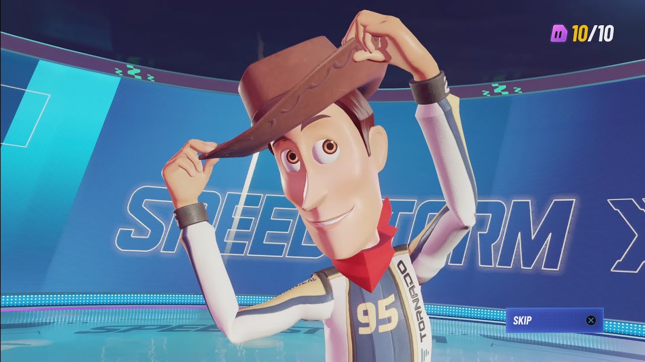 WOODY - New Racer Entrance - Disney Speedstorm