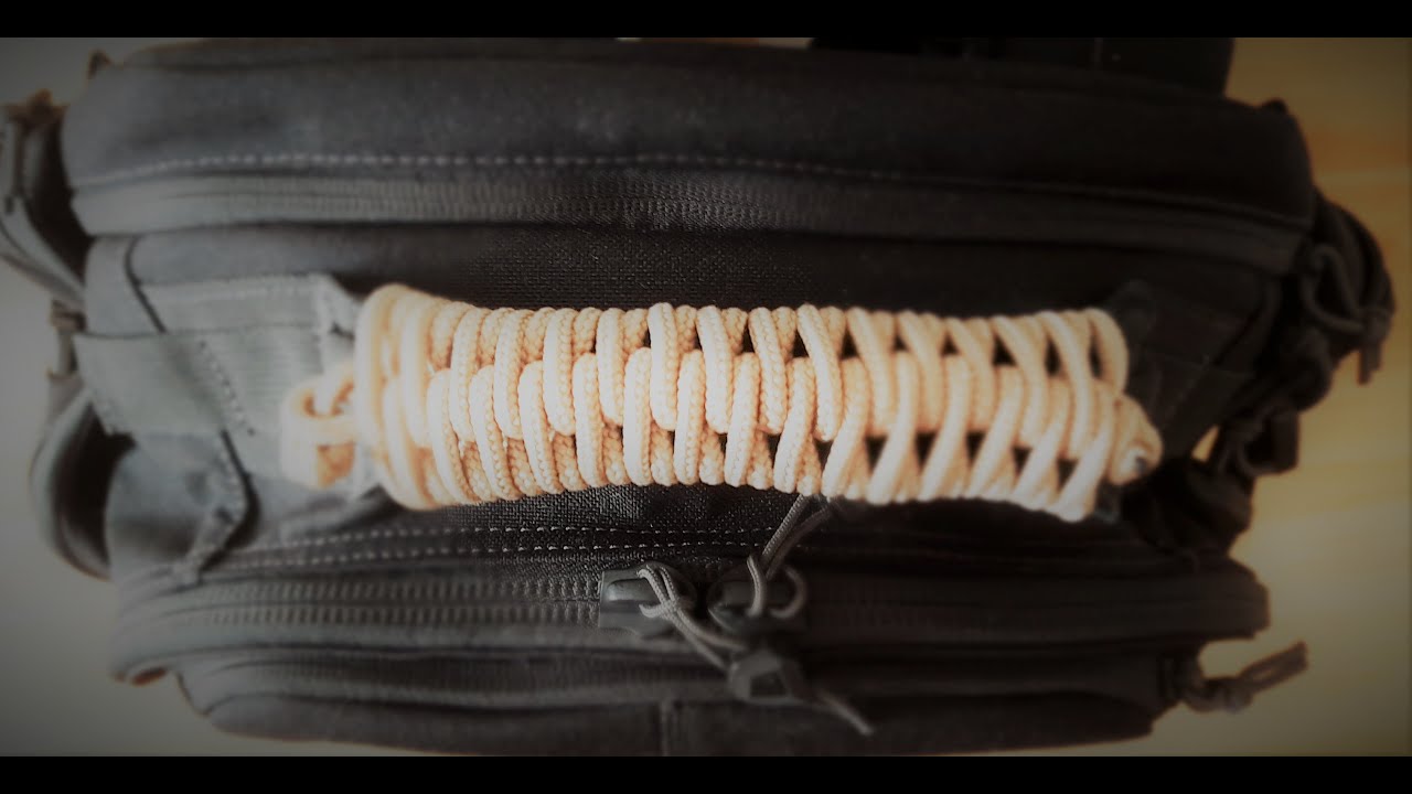 &iexcl;6 METROS DE PARACORD EN EL ASA DE LA MOCHILA!