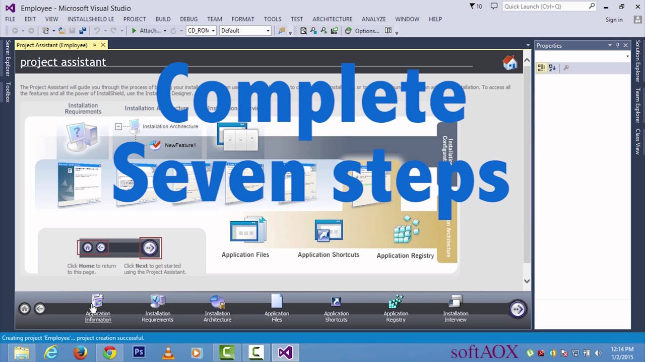 How to Create a Setup exe file in Visual Studio 2013