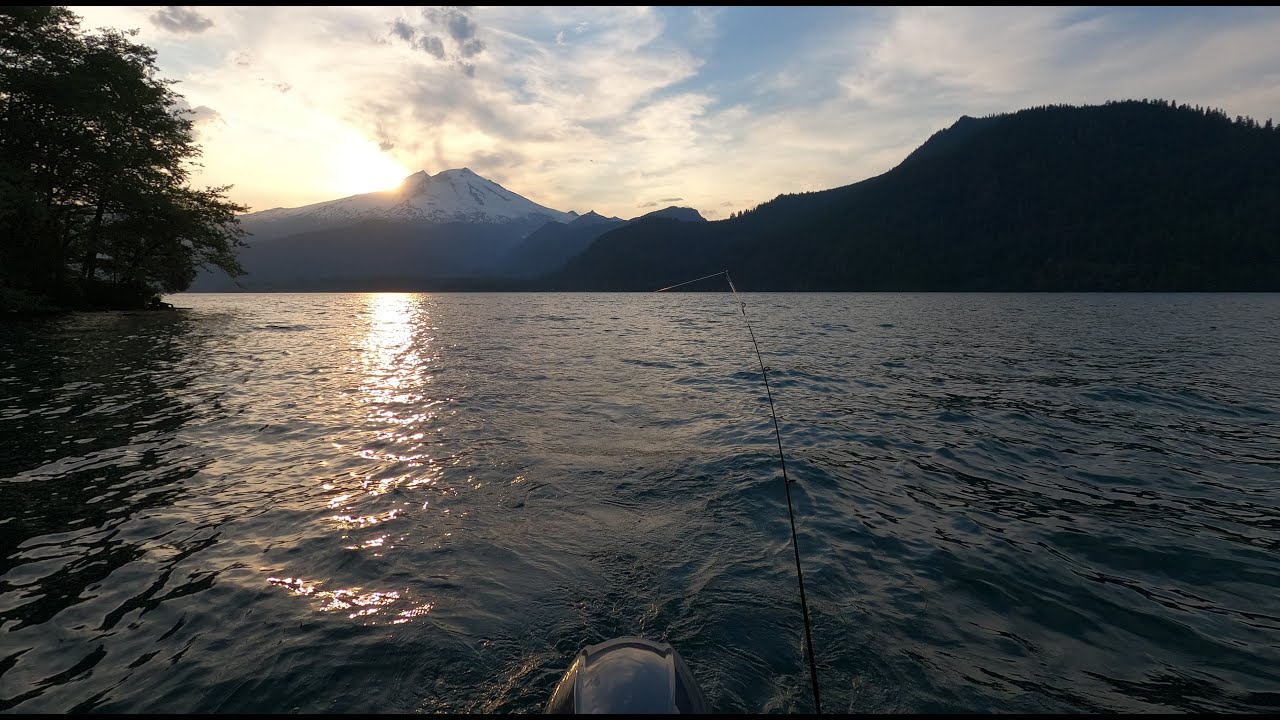 Boat Camping at Baker lake wa.