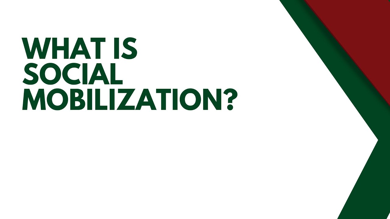 Module 1: Social Mobilization