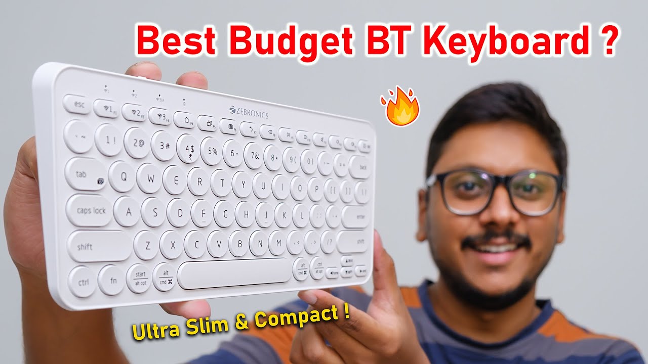 Best Budget Wireless BT Keyboard under 2000... 6 Months Battery life 😮🔥