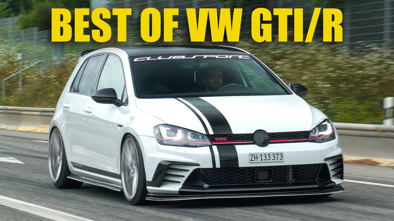 ЛУЧШИЕ ЗВУКИ Volkswagen GTi/R! Golf R32, 7R с места, 8R с двигателем RS3, 700 л.с. 7R, 6R...