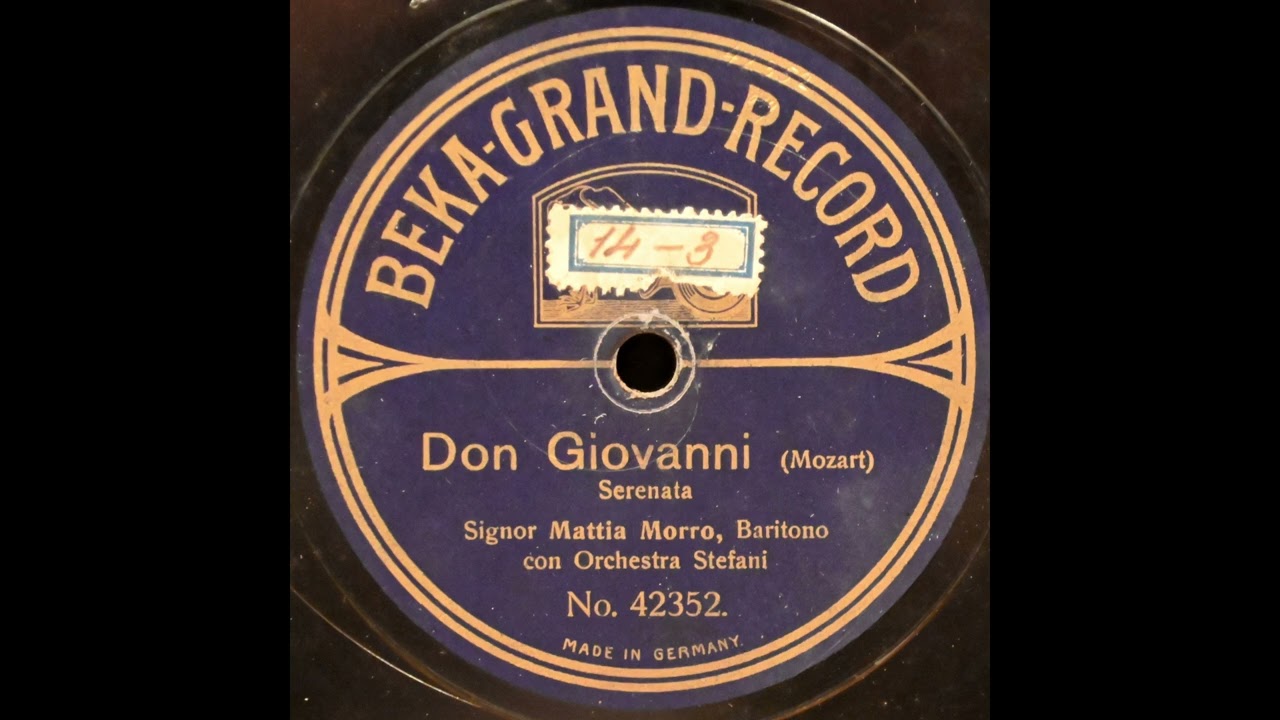 Deh vieni alla finestra (Mattia Morro)