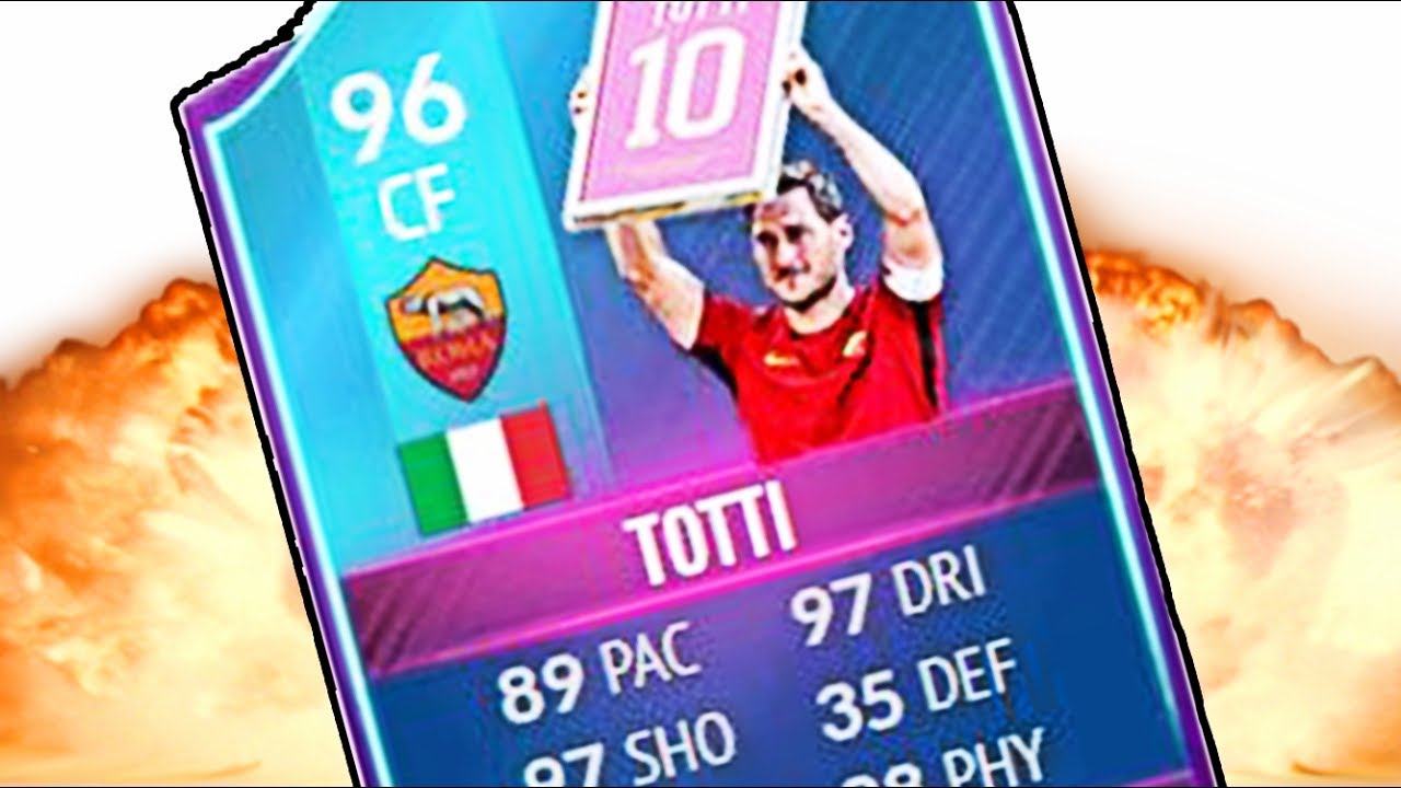 FRANCESCO TOTTI 96 SBC! LA LEGGENDA PIU' FORTE DI FIFA ULTIMATE TEAM (Fut champions)