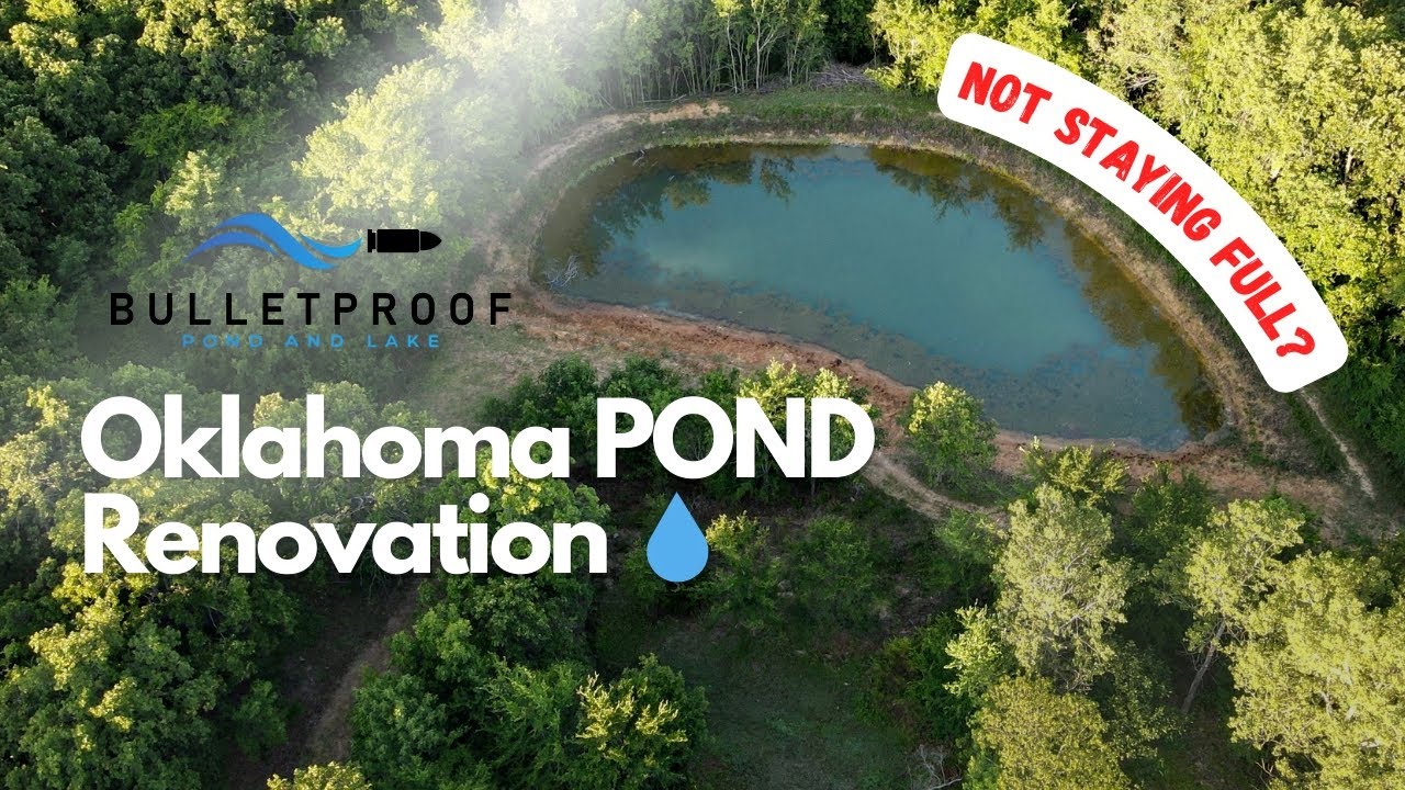 Fixing an OLD, Leaky, Overgrown Pond: Complete Renovation in Oklahoma