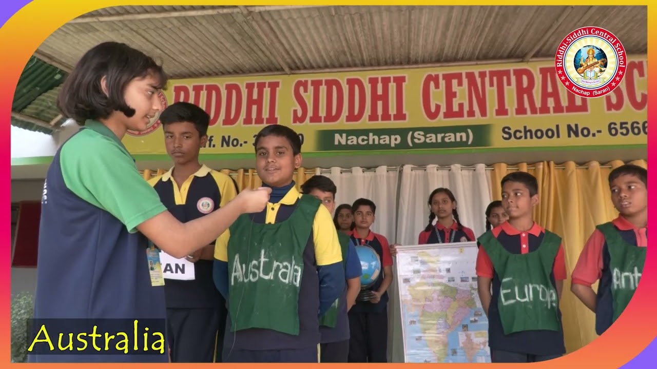 Around the world / Extra Activity | STD-V / Riddhi Siddhi Central School