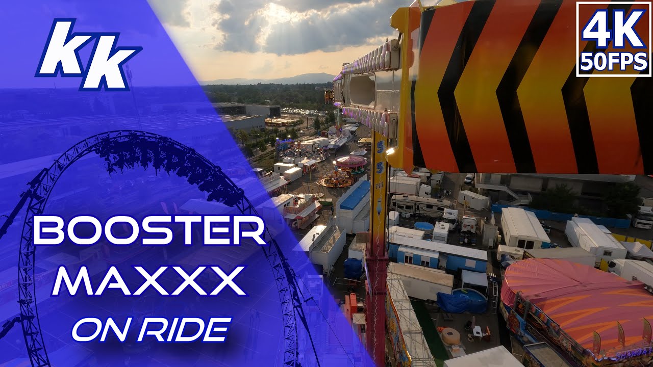 Booster Maxxx Mega G4- Foire Kermesse de Mulhouse 2022 (On ride/4K 50 fps)