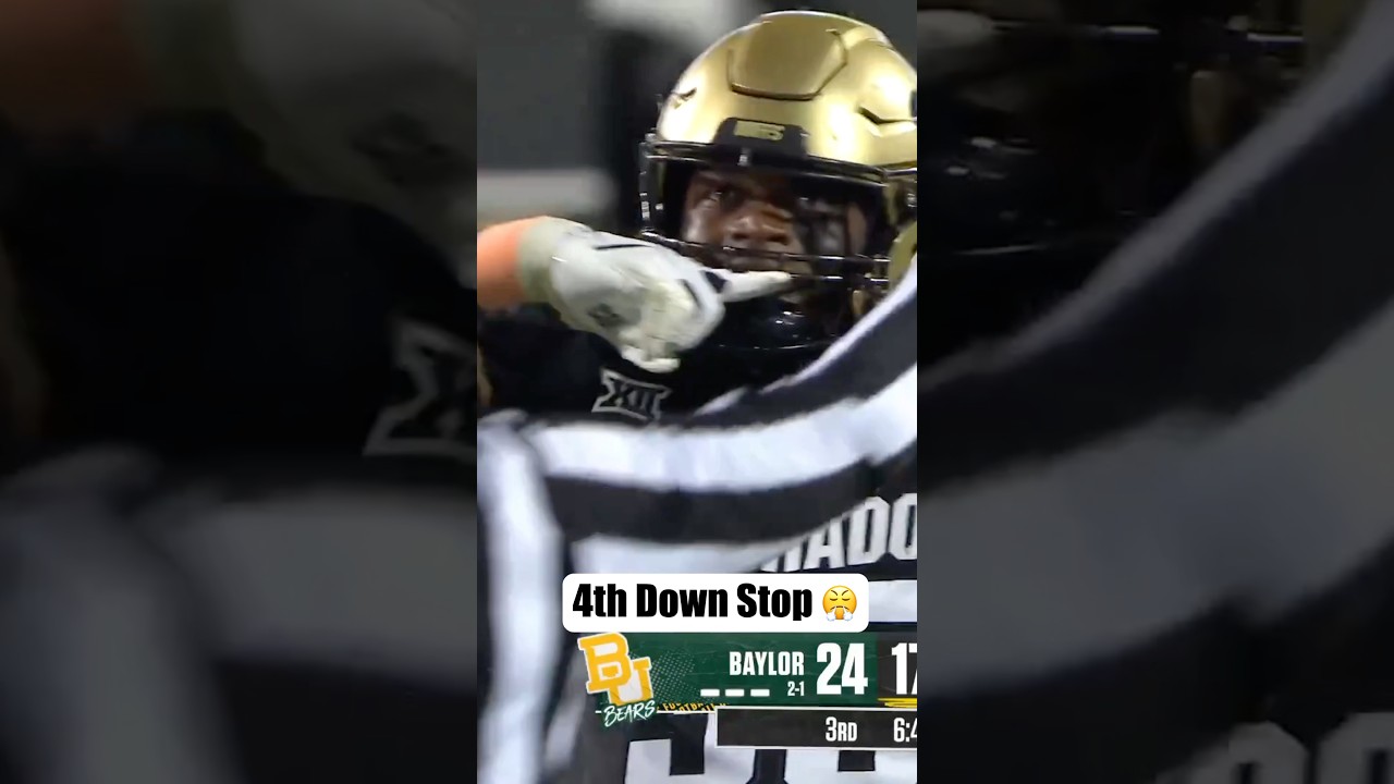 Colorado Defense Comes Up Big On 4th Down 😤