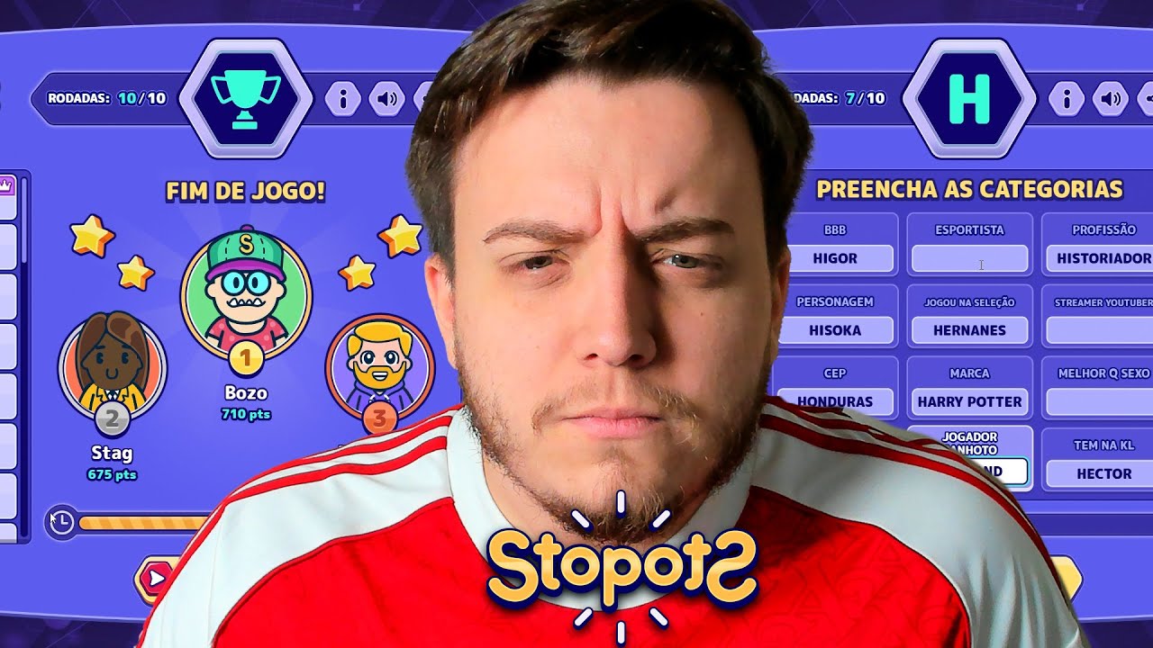 EU SOU MUITO BOM NESSE JOGO! - STOPOTS COM OS IDIOTAS