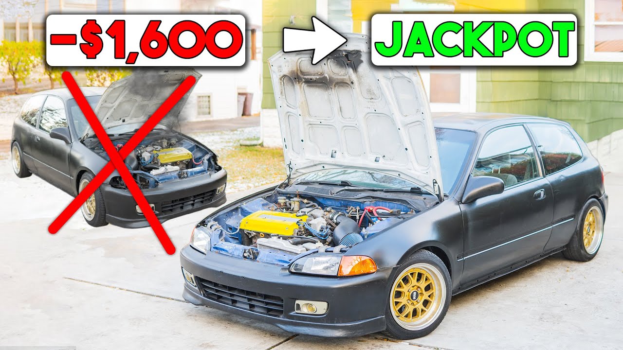 Как я перевернул эту Honda Civic и чуть не потерял всё (Подработка)