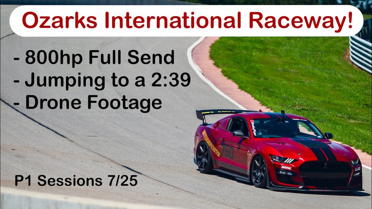 Drone Footage & Jumps! A 2:39 Lap at Ozarks International Raceway!