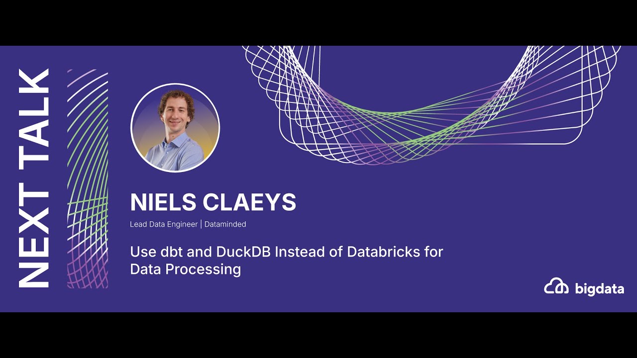 Нильс Клейс: Используйте dbt и DuckDB вместо Databricks для обработки данных.