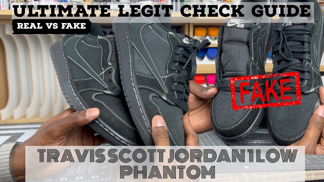 ПОЛНОЕ РУКОВОДСТВО ПО ПРОВЕРКЕ ПОДЛИННОСТИ | TRAVIS SCOTT JORDAN 1 LOW PHANTOM | СУЩЕСТВУЮТ ЛИ ИД...