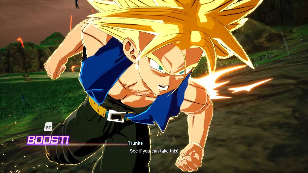 Dragon Ball Z Sparking Zero Trunks vs Tien Bojack Unbound Costume Mod