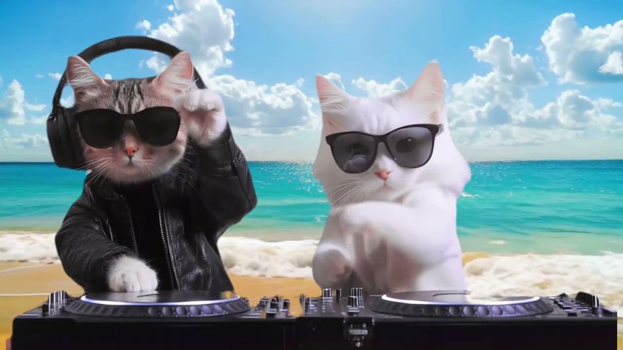 DJ Miaww - House Beach Party 2025 | Sunset Grooves & Dance with my Girlfriend! 🌅🔥