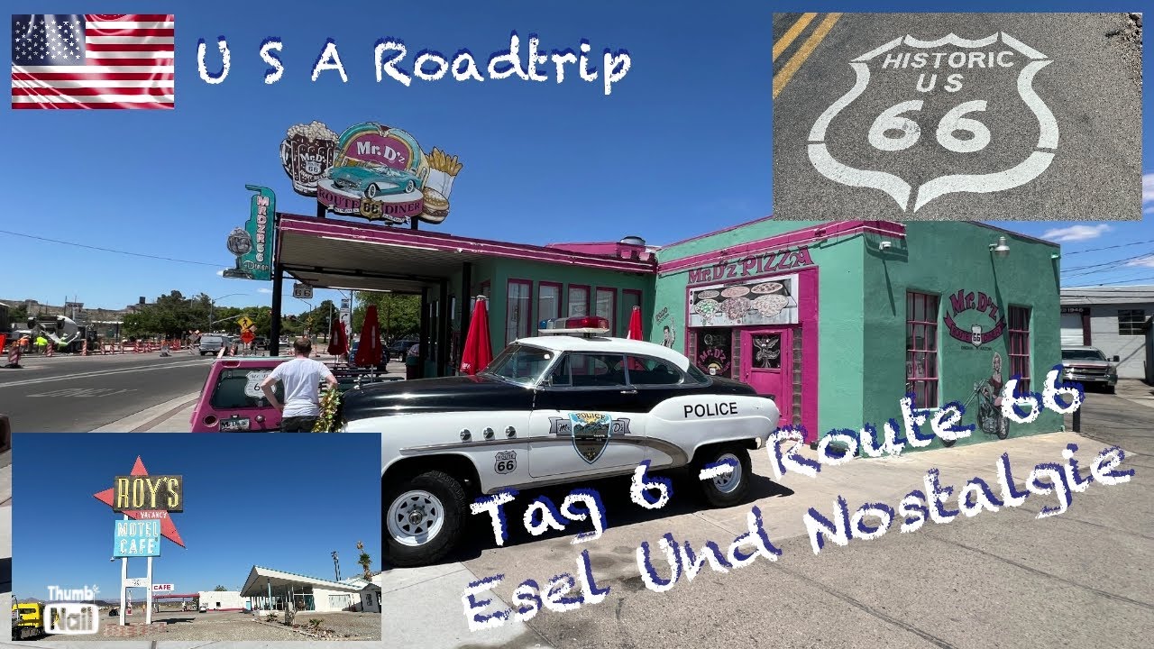 USA Südwest Roadtrip 2025 | Vlog 6 | Route 66: Esel & Nostalgie | Rolling Down The Highway 🇺🇸