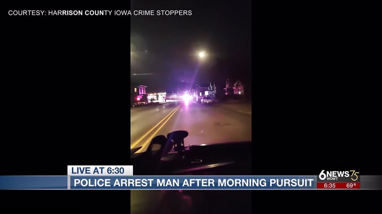 Pursuit of stolen oil tanker leads to arrest of Iowa man