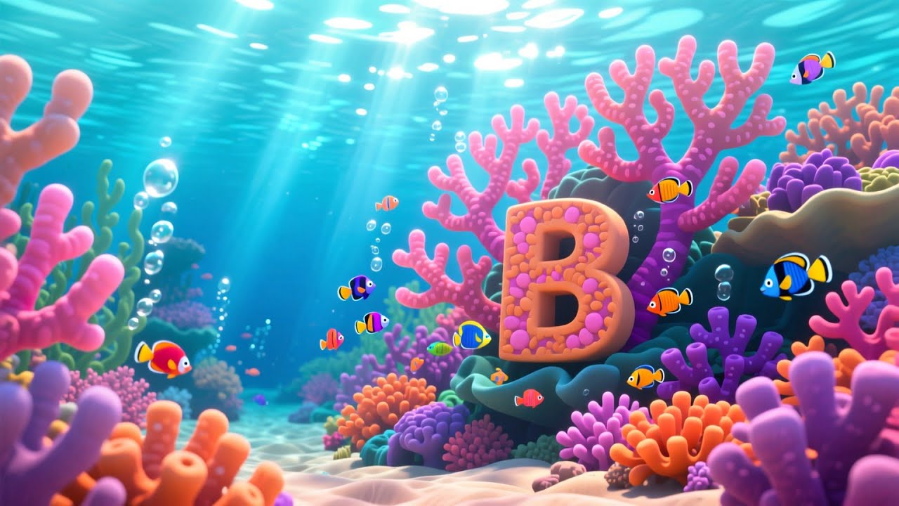 Learn ABC Ocean Fun 🐠🌊   ABC Song for Kids   Preschool Alphabet Learning Video