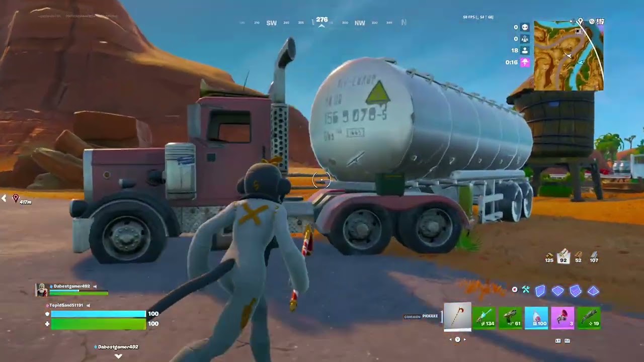 Me playing fortnite reload with my friend