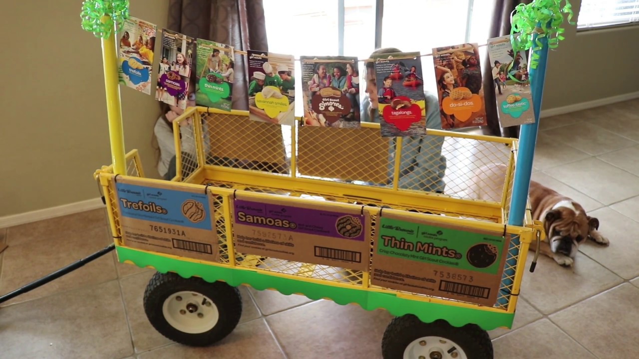GIRL SCOUTS COOKIE WAGON DECORATIONS SPEED CLEANING ROUTINE | DECORATE CLEAN WITH ME