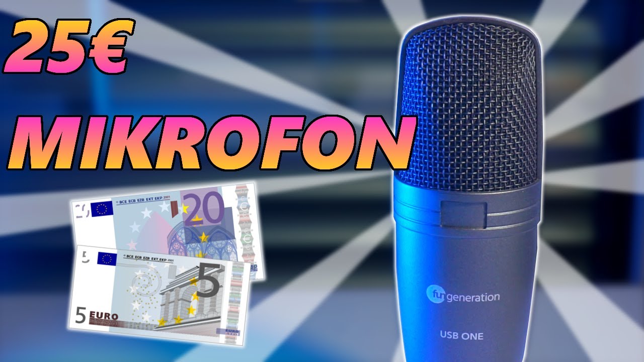 Das billigste USB Mikrofon auf Thomann für 25€ - Fun Generation USB One