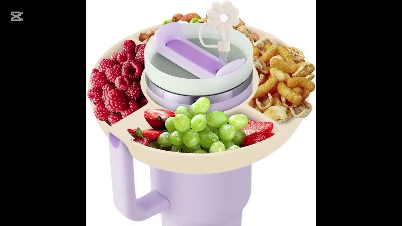Snack Bowl for Stanley Cup/ Amazon finds/ Try on haul/  Handle-Perfectly/ Reusable/ Tumbler/ Amazon